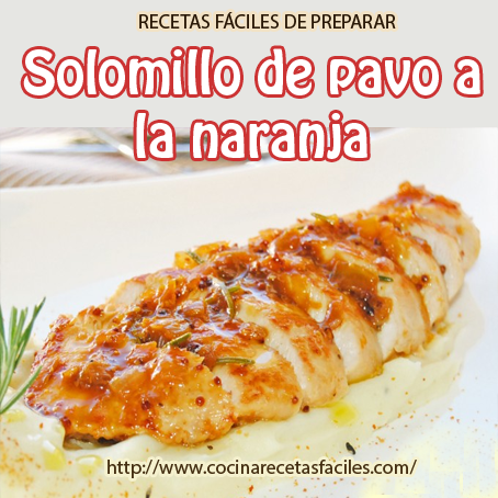 pavo en salsa de naranja